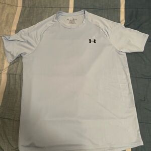 Under Armour Tech Tee, Large Light Blue